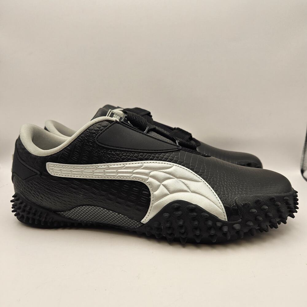 PUMA X A$AP ROCKY MEN'S 10.5 BLACK CROC MOSTRO 404408-01 SILVER CARBON NWOB - Picture 4 of 6